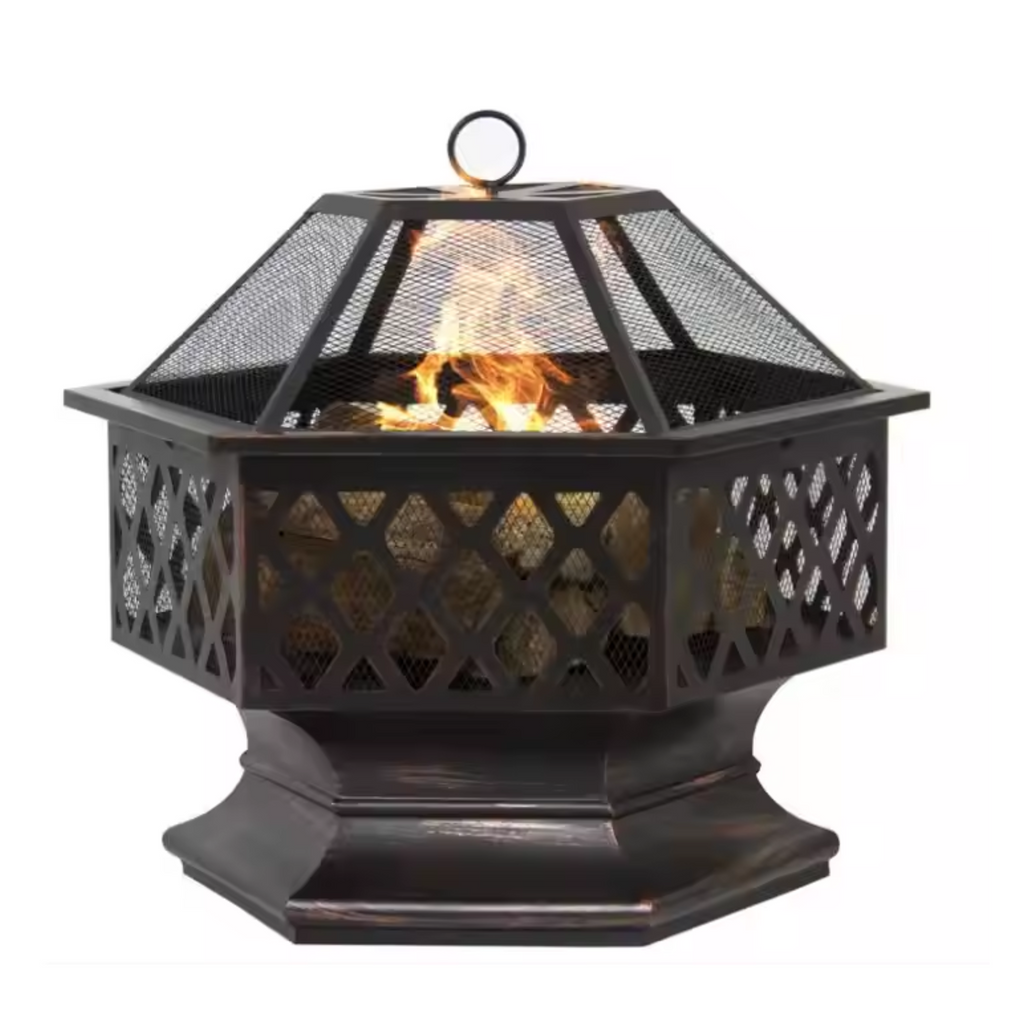 HexaGlow Mesh Dome Fire Tower