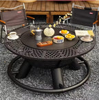 EmberGrid Rotating Grill Fire Bowl