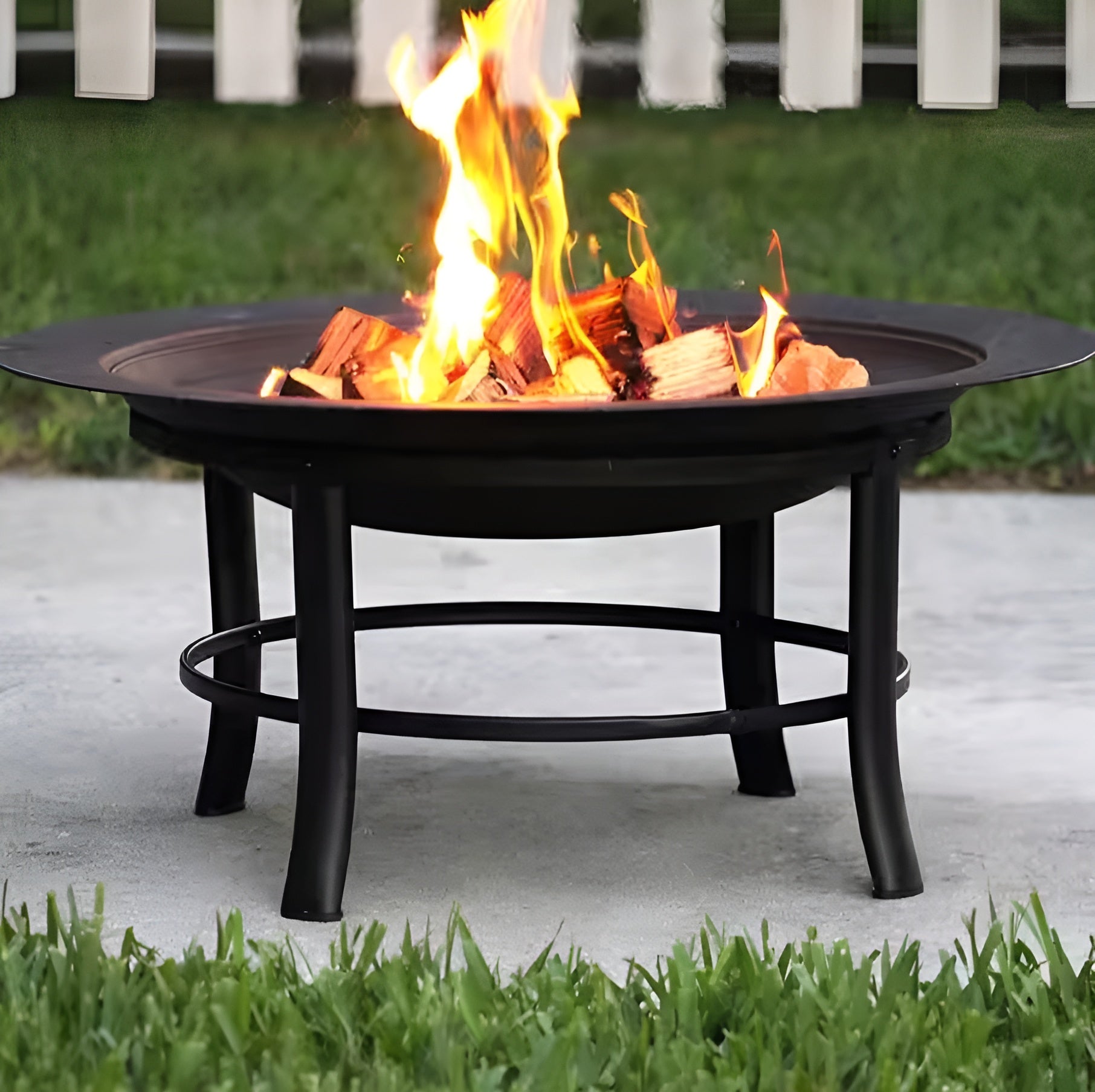 EmberHalo Artisan Mesh Fire Bowl